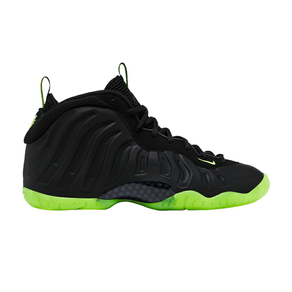 ナイキ 黒色 ブラック 'BLACK VOLT' ジュニア キッズ NIKE LITTLE POSITE ONE GS / BLACK VOLT ベビー マタニティ スニーカー