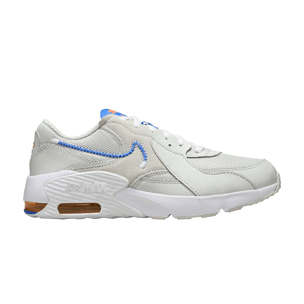 ナイキ マックス 橙 オレンジ 白色 ホワイト エアマックス 'PHOTON BLUE' ジュニア キッズ NIKE AIR MAX EXCEE GS DUST PHOTO / PHOTON DUST TOTAL ORANGE WHITE ベビー マタニティ スニーカー｜スニケス