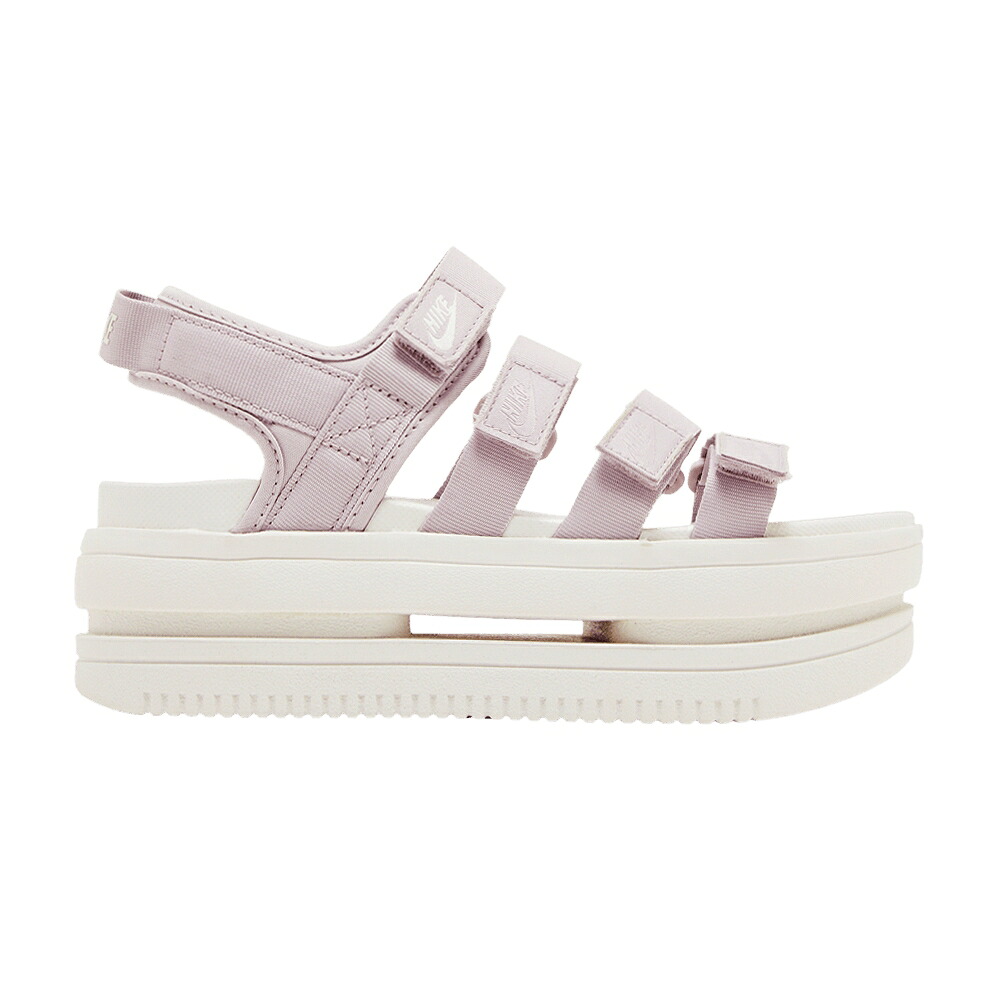 ナイキ アイコン クラシック プラチナム 紫 バイオレット 'PLATINUM VIOLET' スニーカー レディース NIKE WMNS ICON CLASSIC SANDAL / PLATINUM VIOLET SAIL SAIL｜スニケス