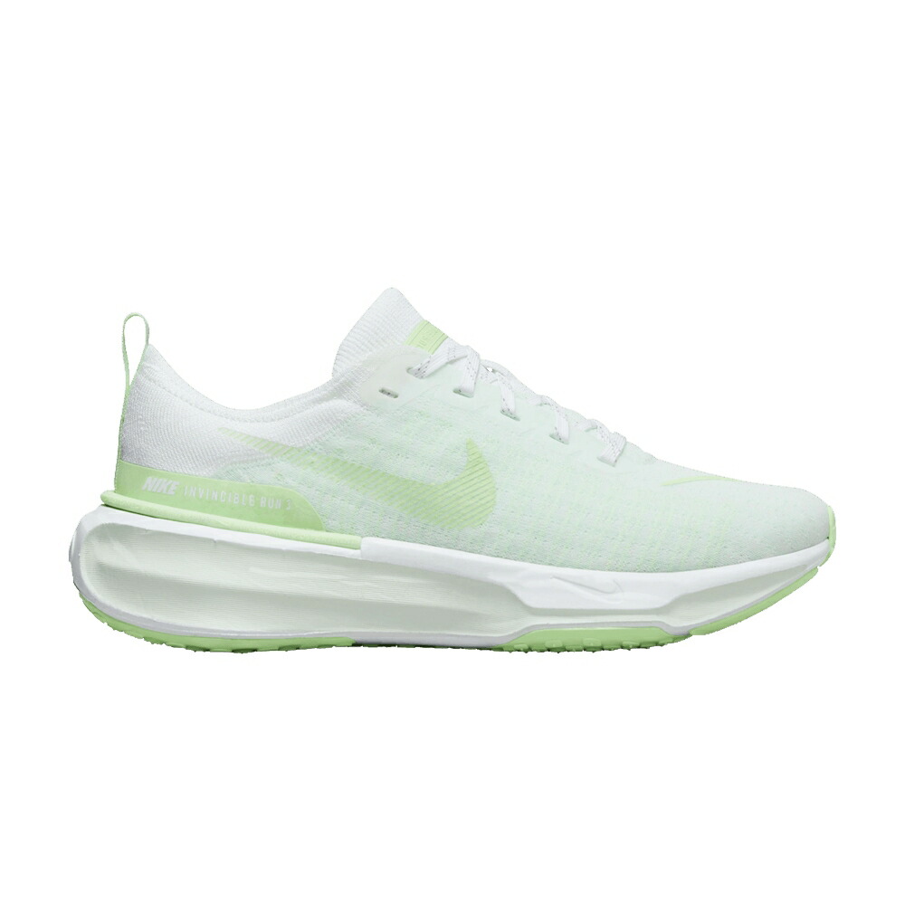 ナイキ 白色 ホワイト 緑 グリーン WHITE GREEN スニーカー レディース NIKE WMNS ZOOMX INVINCIBLE 3 BARELY / WHITE BARELY GREEN GREEN GLOW