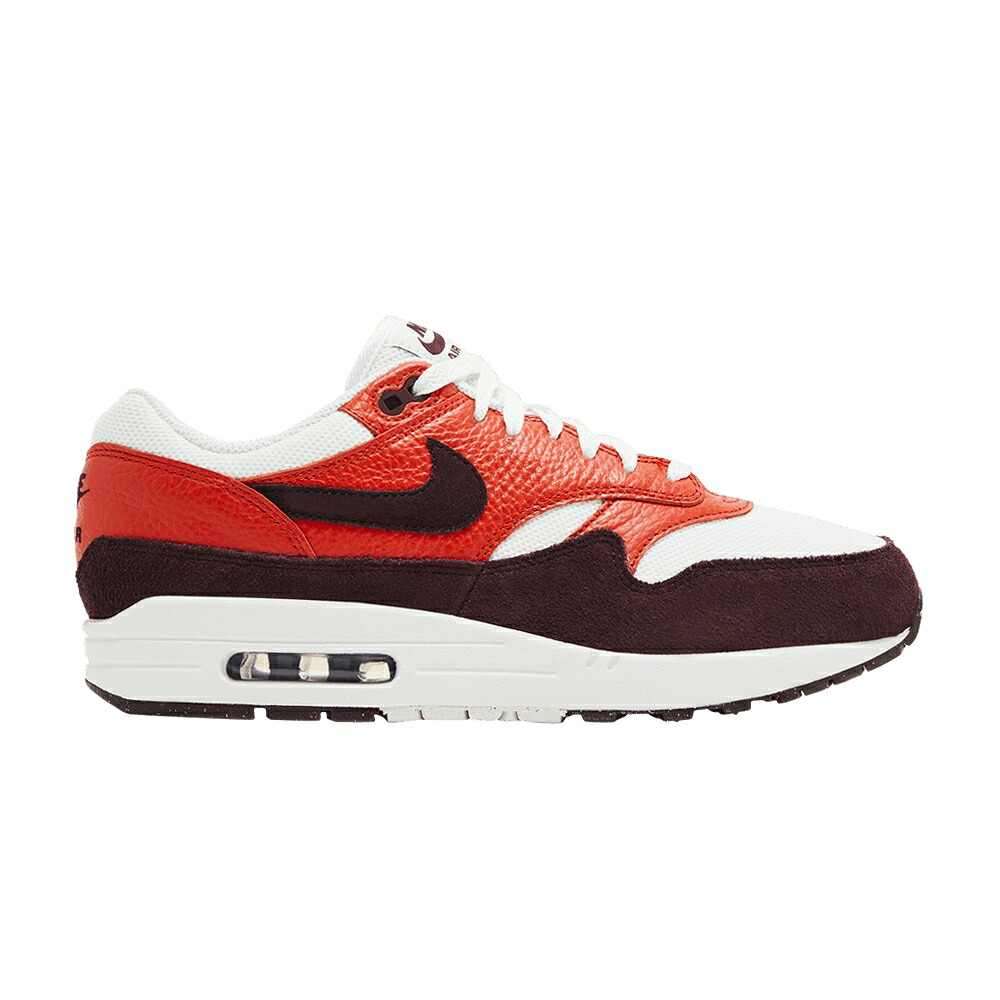 ナイキ マックス 白色 ホワイト 赤 レッド エアマックス 'BURGUNDY CRUSH' スニーカー メンズ NIKE AIR MAX 1 / SUMMIT WHITE PICANTE RED