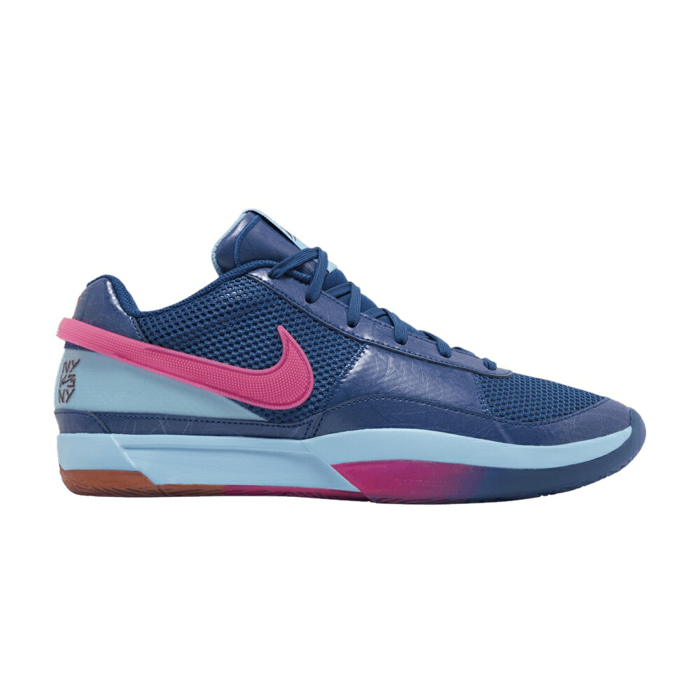 ナイキ メンズ コート 青色 ブルー ピンク MEN NY VS. NY スニーカー NIKE JA 1 / COURT BLUE HYPER PINK AQUARIUS