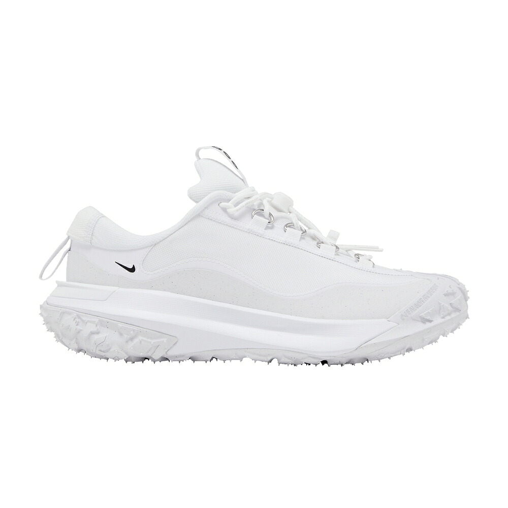 ナイキ 白いこと 白いこと 黒いこと 黒いこと \u0027WHITE\u0027 スニーカー メンズ NIKE COMME DES GAR ONS HOMME PLUS X ACG MOUNTAIN FLY 2 LOW / WHITE BLACK WHITE