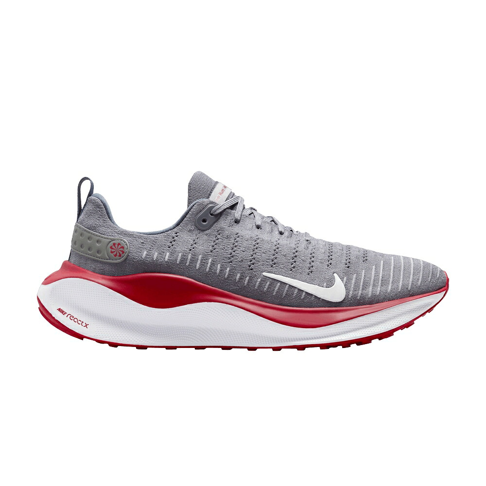 ナイキ ラン 灰色 グレー クール 白色 ホワイト 赤 レッド 'COOL RED' スニーカー メンズ NIKE REACTX INFINITY RUN 4 TB GREY UNIVERSITY / COOL GREY WHITE UNIVERSITY RED