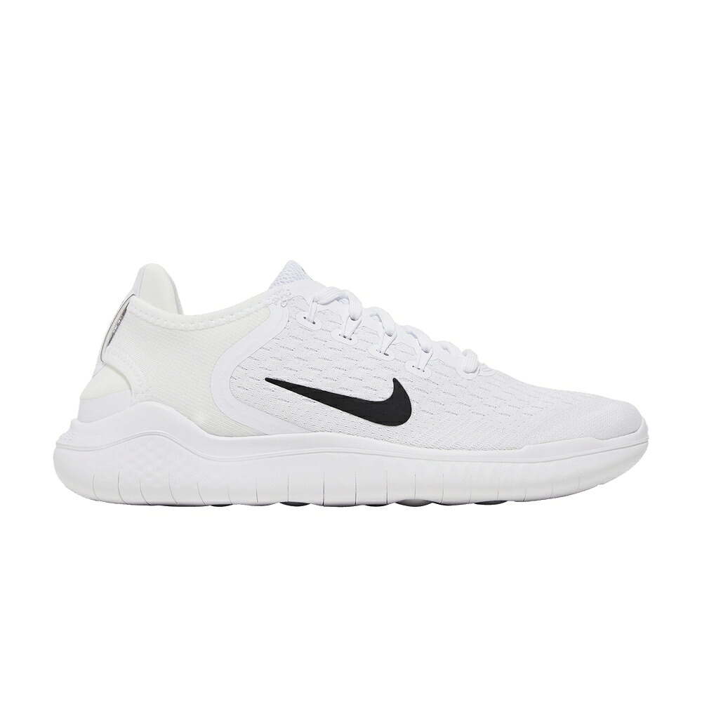 ナイキ フリー 白色 ホワイト 黒色 ブラック 'WHITE BLACK' スニーカー レディース NIKE WMNS FREE RN 2018 / WHITE BLACK