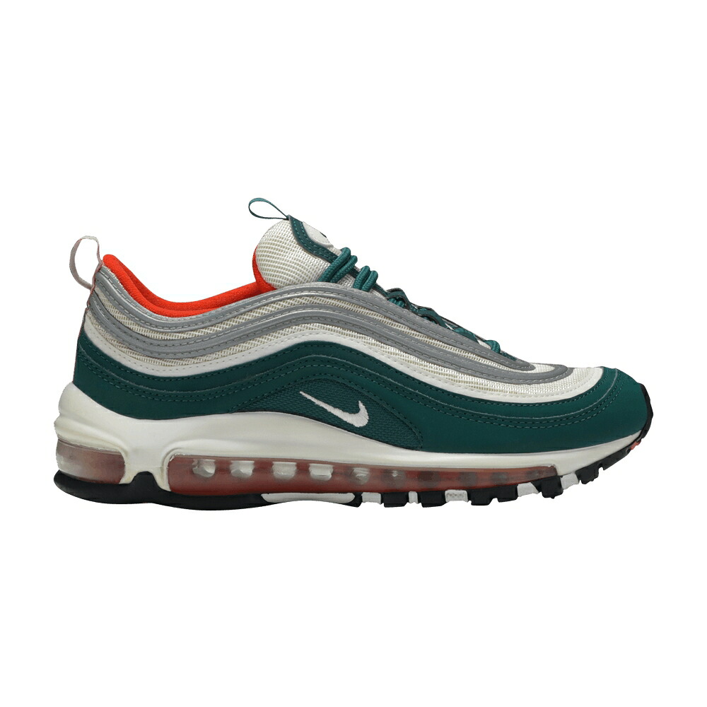 ナイキ マックス 白色 ホワイト チーム 橙 オレンジ エアマックス 'マイアミ ドルフィンズ' ジュニア キッズ NIKE AIR MAX 97 GS 'MIAMI DOLPHINS' / RAINFOREST WHITE TEAM ORANGE ベビー マタニティ スニ