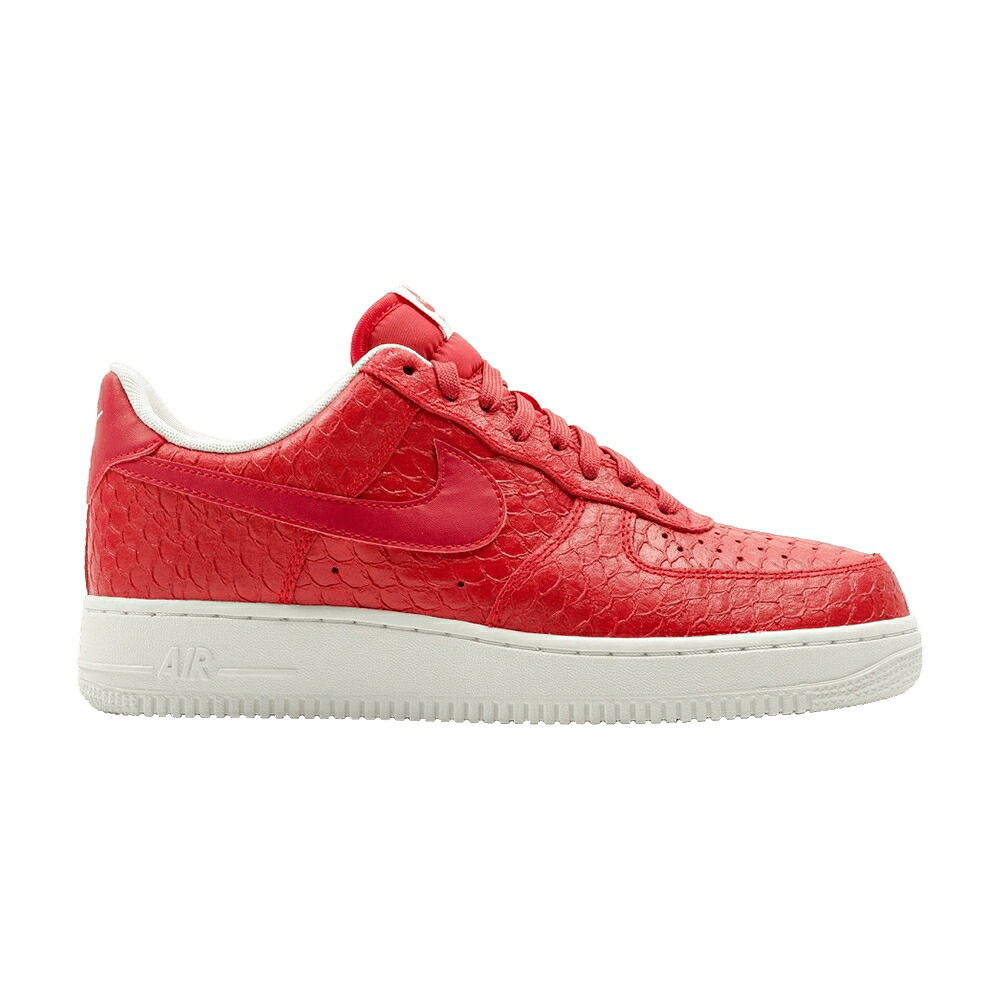 ナイキ アクション 赤 レッド 白色 ホワイト エアフォース '07 'RED CROC' スニーカー メンズ NIKE AIR FORCE 1 LOW LV8 / ACTION RED SUMMIT WHITE|スニケス