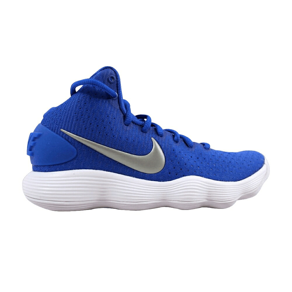 ナイキ ハイパーダンク ゲーム 銀色 シルバー 'ゲームロイヤル 青 ブルー' ゲームロイヤル ブルー スニーカー レディース NIKE WMNS HYPERDUNK 2017 TB 'GAME ROYAL' / GAME ROYAL METALLIC SILVER｜スニケス