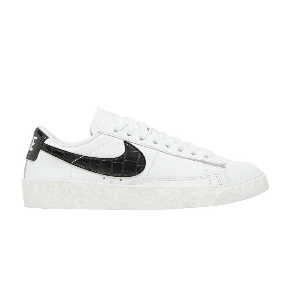 ナイキ ブレイザー 白いこと 白いこと 黒いこと 黒いこと \u0027WHITE\u0027 スニーカー レディース NIKE WMNS BLAZER LOW / WHITE BLACK