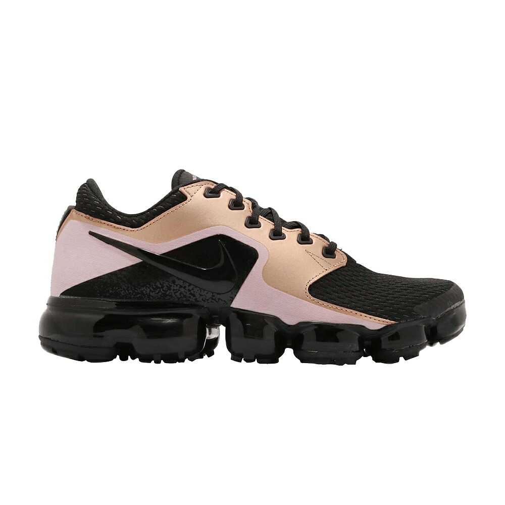 ナイキ 黒色 ブラック 赤 レッド 銅 ブロンズ エアヴェイパーマックス \'BRONZE\' スニーカー レディース NIKE WMNS AIR VAPORMAX CS / BLACK METALLIC RED BRONZE｜スニケス
