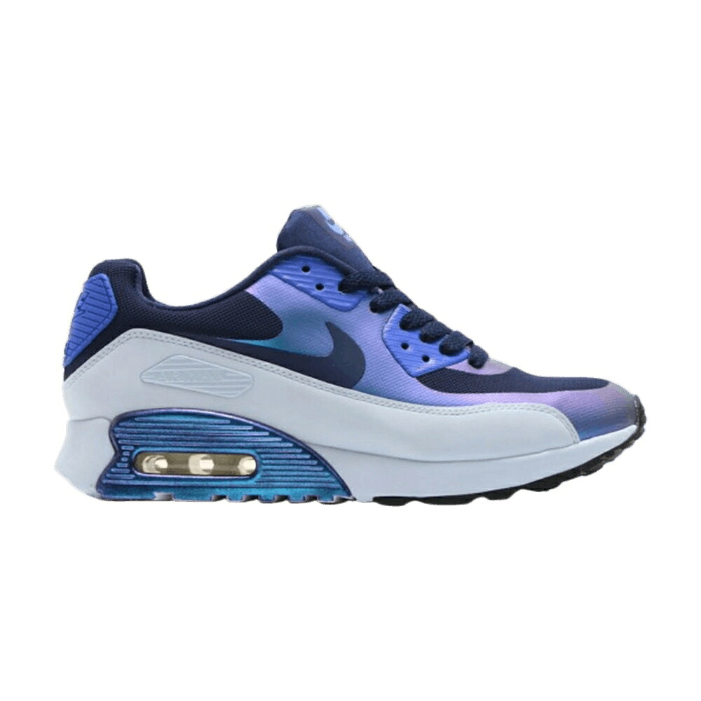ナイキ マックス ウルトラ 紺色 米国海軍 青碧 青碧 大気圏マックス 2.0 スニーカー レディース NIKE WMNS AIR MAX 90 ULTRA RS / MIDNIGHT NAVY LIGHT BLUE FURY