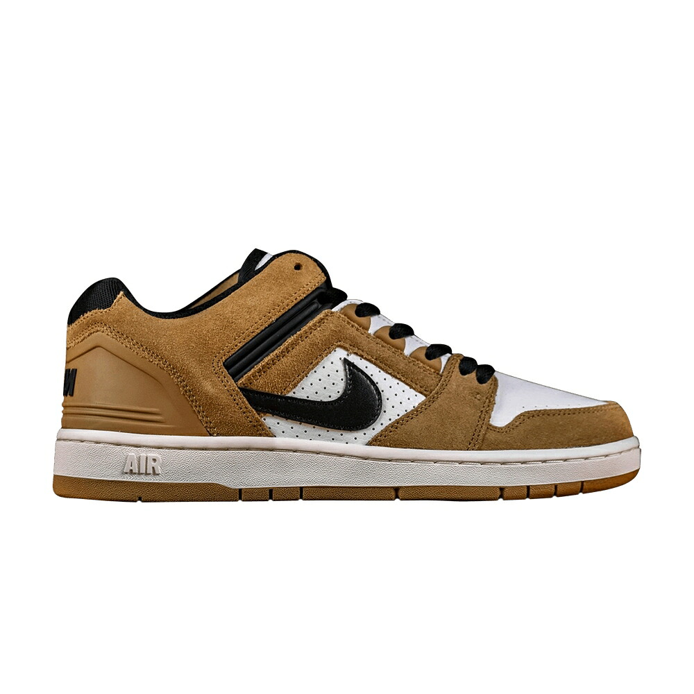 ナイキ エスビー 茶色 ブラウン 黒色 ブラック エアフォース 'ESCAPE' スニーカー メンズ NIKE SB AIR FORCE 2 LOW / LICHEN BROWN BLACK|スニケス