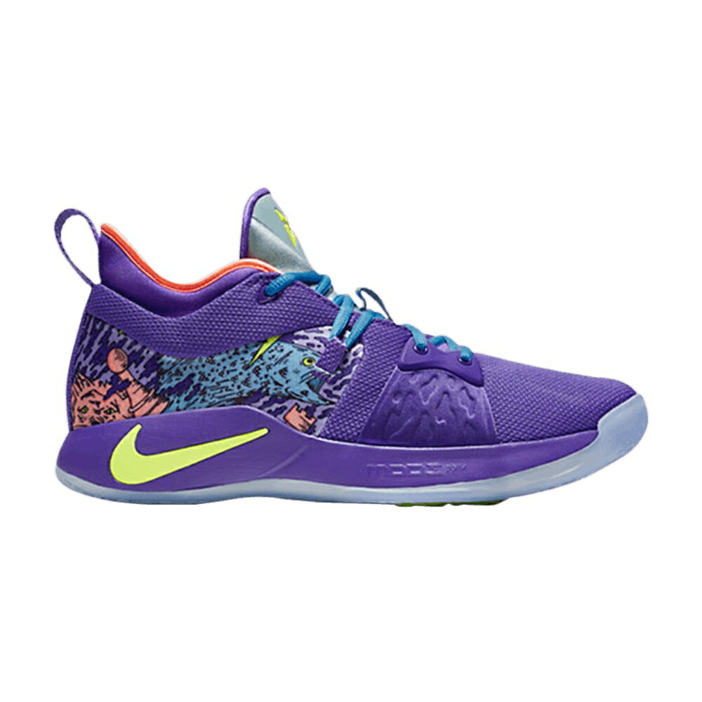 ナイキ 紫 パープル MAMBA MENTALITY スニーカー メンズ NIKE PG 2 EP / CANNON VOLT PURPLE VENOM