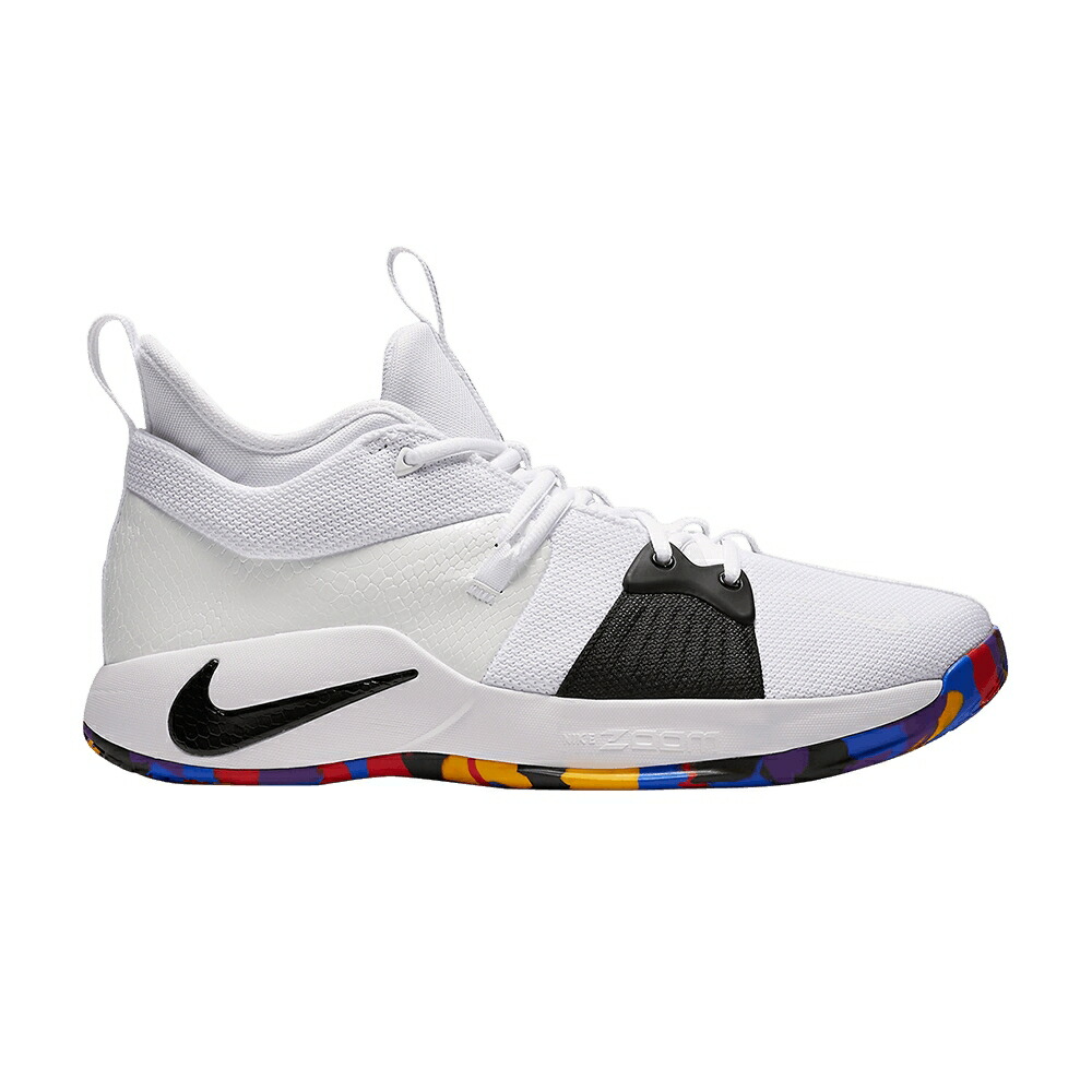 ナイキ 白色 ホワイト NCAA TOURNAMENT スニーカー メンズ NIKE PG 2 / WHITE MULTI COLOR