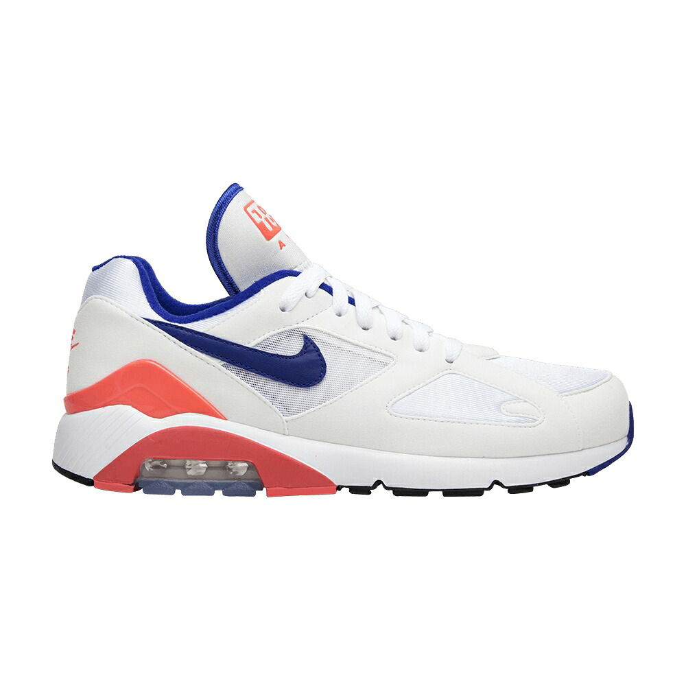 ナイキ マックス 白いこと 白いこと 赤 赤いこと エア湖マックス \u0027ULTRAMARINE\u0027 スニーカー メンズ NIKE AIR MAX 180 2018 / WHITE ULTRAMARINE SOLAR RED