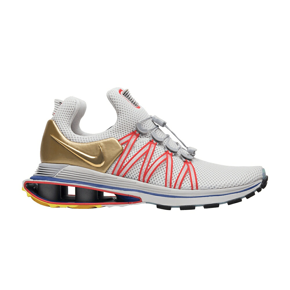 ナイキ ショックス ゴールド 薄墨色 薄墨色 \u0027METALLIC GOLD\u0027 スニーカー メンズ NIKE SHOX GRAVITY 2018 / METALLIC GOLD VAST GREY スニーカー-靴