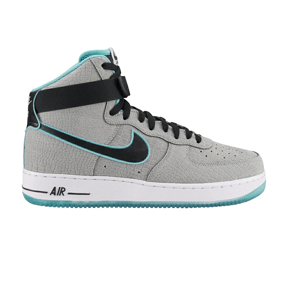 ナイキ プレミアム 銀色 シルバー 黒色 ブラック エアフォース スニーカー メンズ NIKE AIR FORCE 1 HI COMFORT PREMIUM / REFLECTIVE SILVER BLACK GAMMA|スニケス