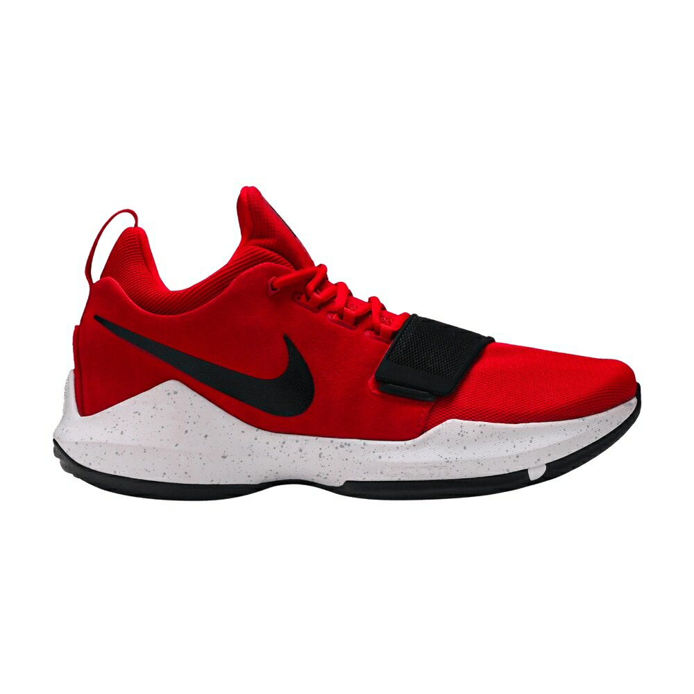 ナイキ 赤 赤いこと 白いこと 白いこと 黒いこと 黒いこと \u0027UNIVERSITY RED\u0027 スニーカー メンズ NIKE PG 1 / UNIVERSITY RED WHITE BLACK