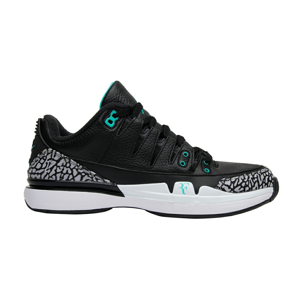 ナイキ ズーム 黒色 ブラック 白色 ホワイト 翡翠 ジェード JADE スニーカー メンズ NIKE ATMOS X ZOOM VAPOR TOUR AJ3 / BLACK WHITE CLEAR JADE