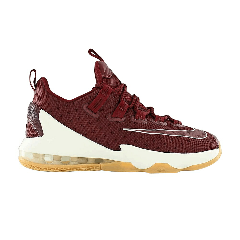 ナイキ レブロン サーティーン チーム 赤 レッド 茶色 ブラウン 'TEAM RED' ジュニア キッズ NIKE LEBRON 13 LOW GS / TEAM RED SAIL GUM LIGHT BROWN ベビー マタニティ スニーカー