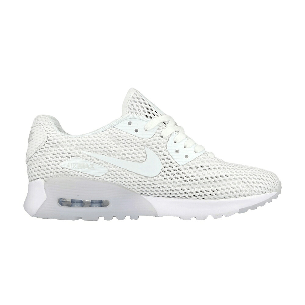 ナイキ マックス ウルトラ 白いこと 白いこと 大気圏マックス スニーカー レディース NIKE WMNS AIR MAX 90 ULTRA BREATHE / WHITE WHITE