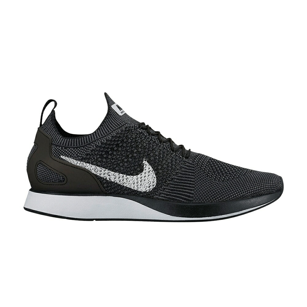 ナイキ ズーム フライニット 黒色 ブラック 灰色 グレー 白色 ホワイト BLACK スニーカー メンズ NIKE AIR ZOOM MARIAH FLYKNIT RACER / BLACK DARK GREY WHITE