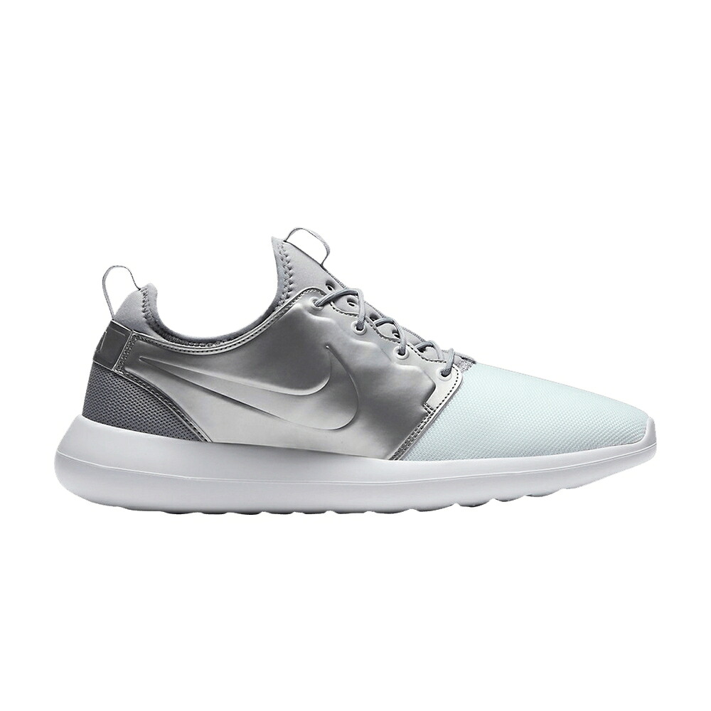 ナイキ 白色 ホワイト 銀色 シルバー 'METALLIC SILVER' スニーカー メンズ NIKE ROSHE TWO / WHITE WHITE METALLIC SILVER