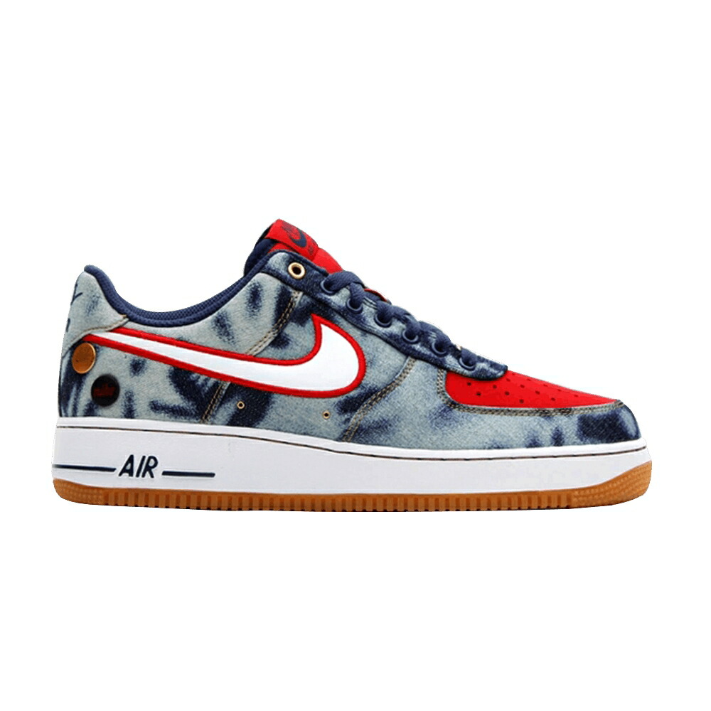 ナイキ ジーンズ 紺色 米国海軍 白いこと 白いこと 空軍 \u002707 スニーカー メンズ NIKE AIR FORCE 1 LOW DENIM / MIDNIGHT NAVY WHITE UNIVERSITY