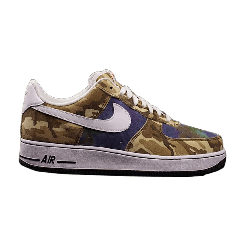 ナイキ カモ柄 緑 グリーン 黒色 ブラック 白色 ホワイト エアフォース '07 'CAMO GREEN' スニーカー メンズ NIKE AIR FORCE 1 LOW LV8 / CAMO GREEN BLACK WHITE