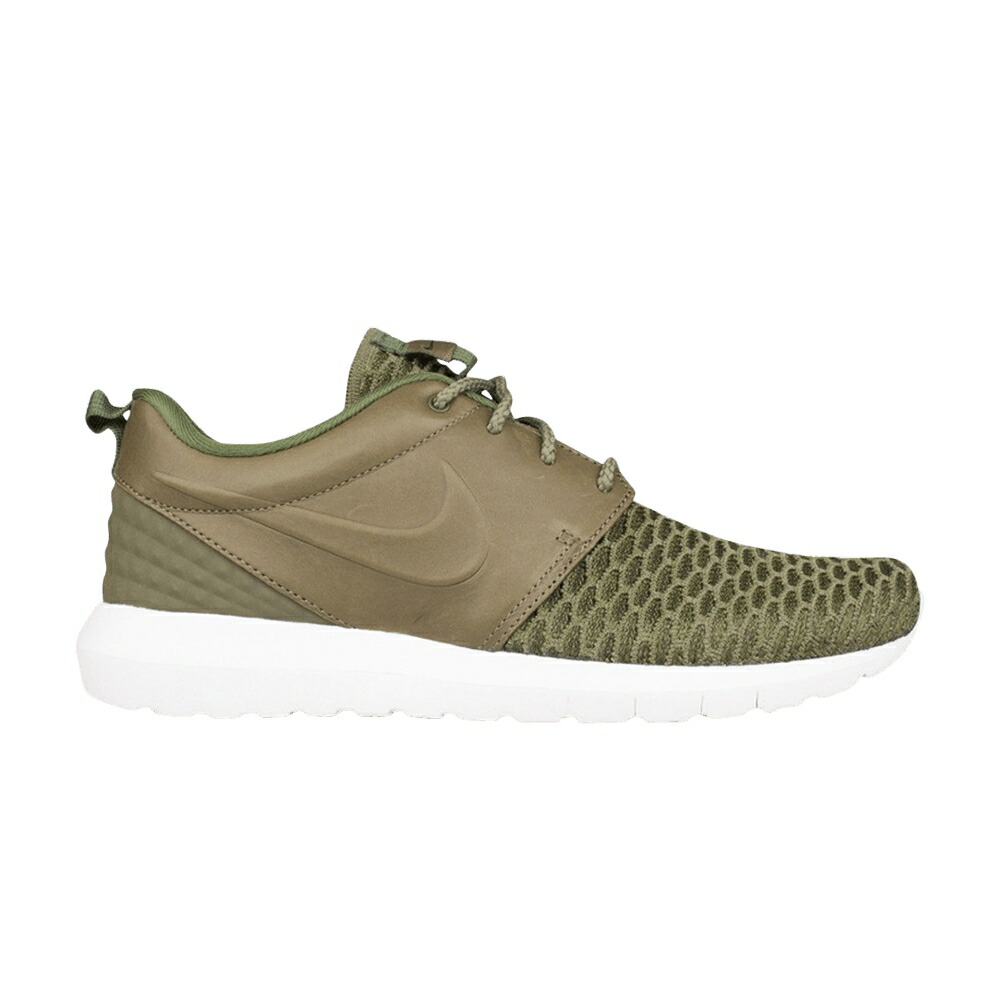 ナイキ 飛球編み物 割り増し金 緑 緑であること \u0027ROUGH GREEN\u0027 スニーカー メンズ NIKE ROSHE NM FLYKNIT PREMIUM / ROUGH GREEN SEQUOIA TARP GREEN