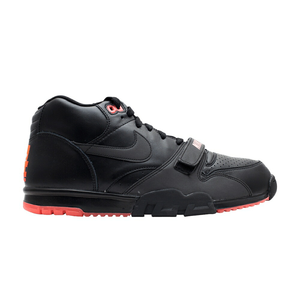 ナイキ トレーナー ミッド 黒色 ブラック クリムゾン エアトレーナー 'REVIS ISLAND' スニーカー メンズ NIKE AIR TRAINER 1 MID PRM NRG / BLACK BLACK BRIGHT CRIMSON