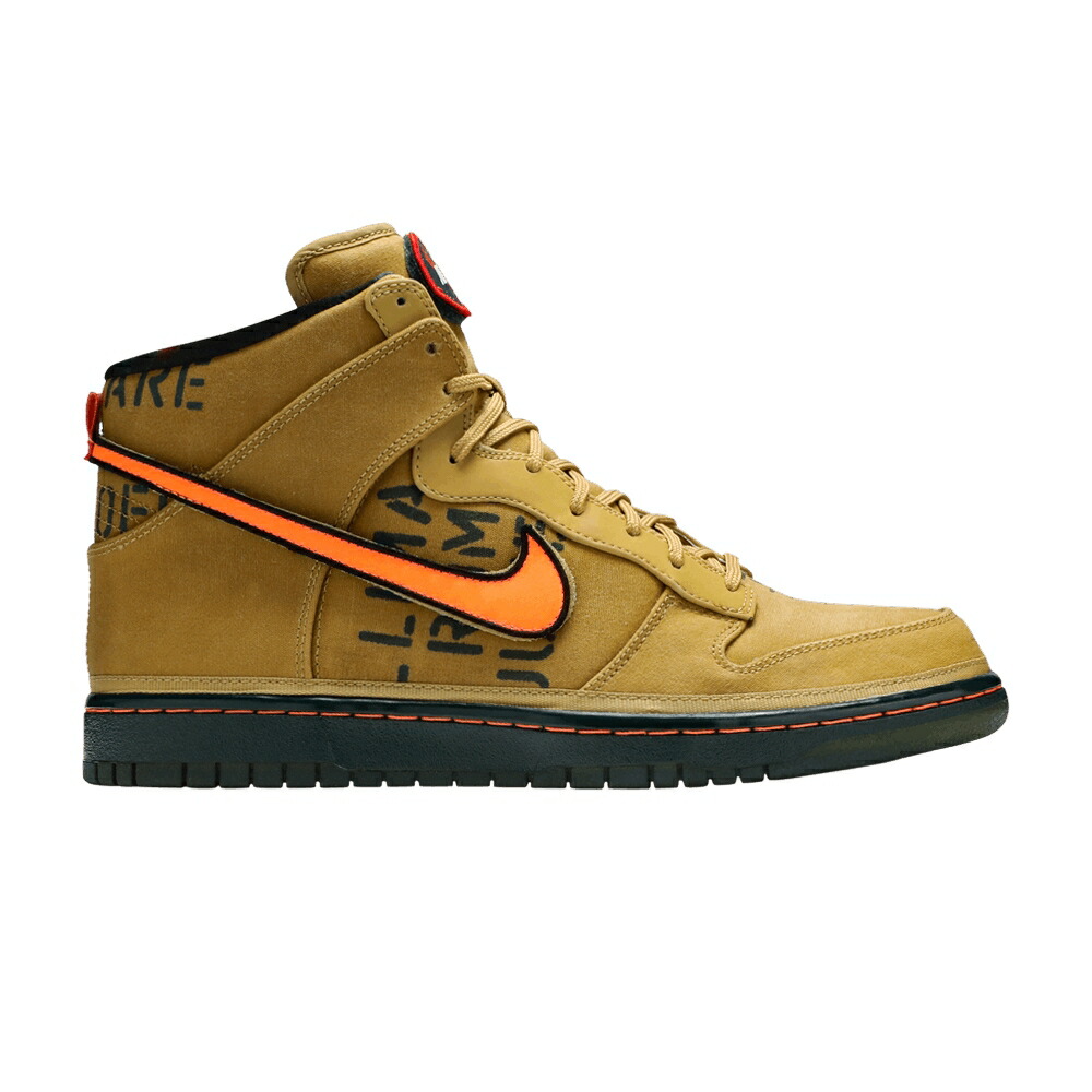 ナイキ ダンク プレミアム ゴールド 橙 オレンジ 'GALAXY' スニーカー メンズ NIKE DUNK HI PREMIUM QS / FLT GOLD TOTAL ORANGE｜スニケス