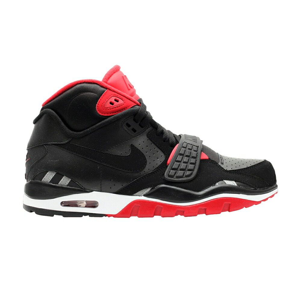 ナイキ トレーナー 黒色 ブラック 赤 レッド エアトレーナー 'BRED' スニーカー メンズ NIKE AIR TRAINER SC 2 / BLACK BLACK VARSITY RED