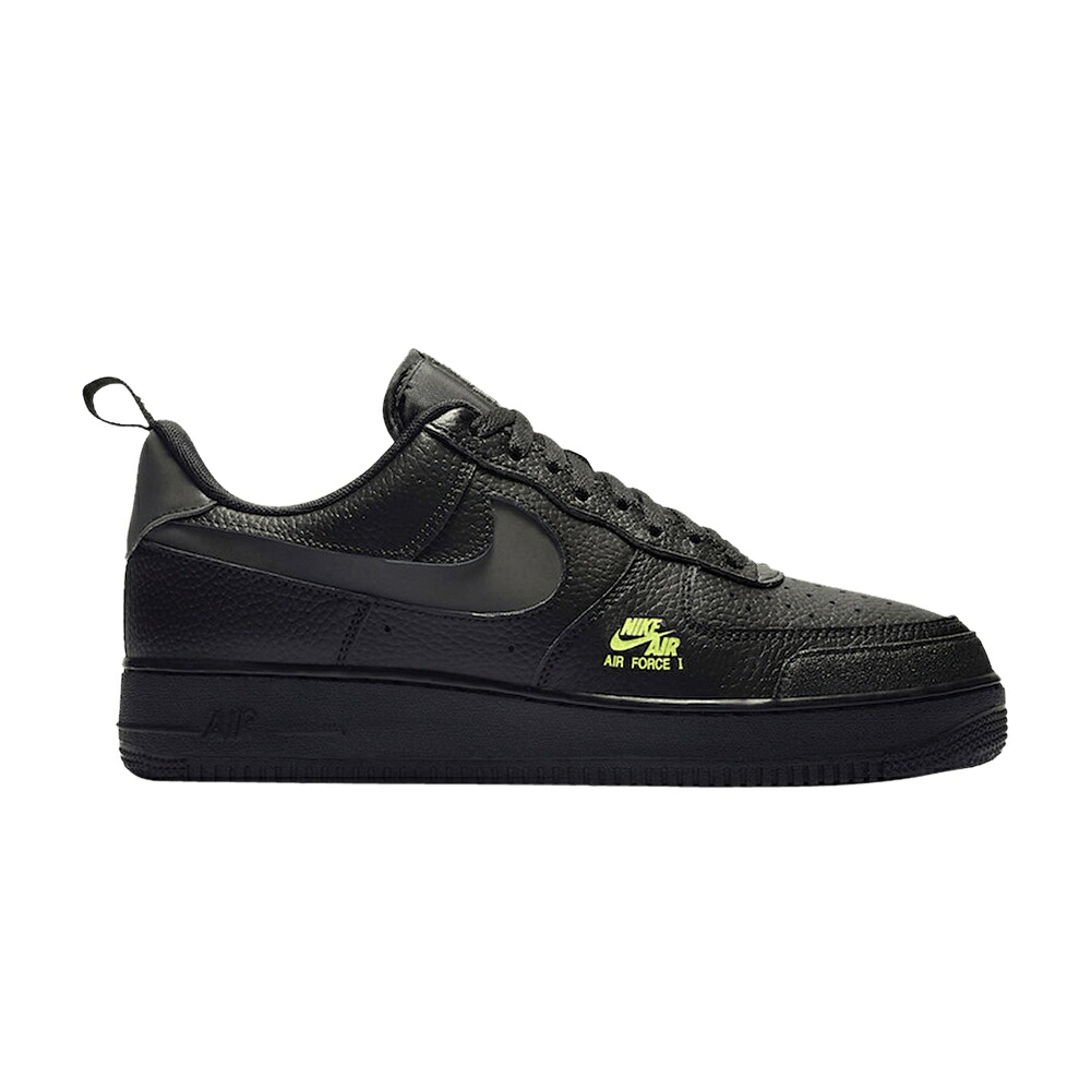ナイキ 黒いこと 黒いこと 薄墨色 薄墨色 空軍 \u0027BLACK VOLT\u0027 スニーカー メンズ NIKE AIR FORCE 1 LV8 LOW UTILITY / BLACK LIGHT SMOKE GREY VOLT