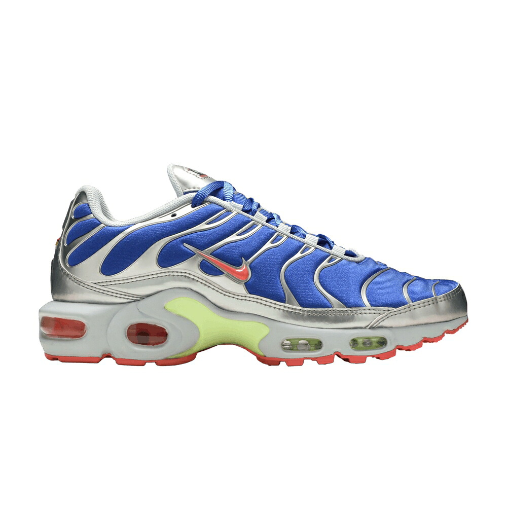 ナイキ マックス 青色 ブルー 銀色 シルバー エアマックスプラス 'ULTRAMAN' スニーカー レディース NIKE WMNS AIR MAX PLUS / BLUE METALLIC SILVER