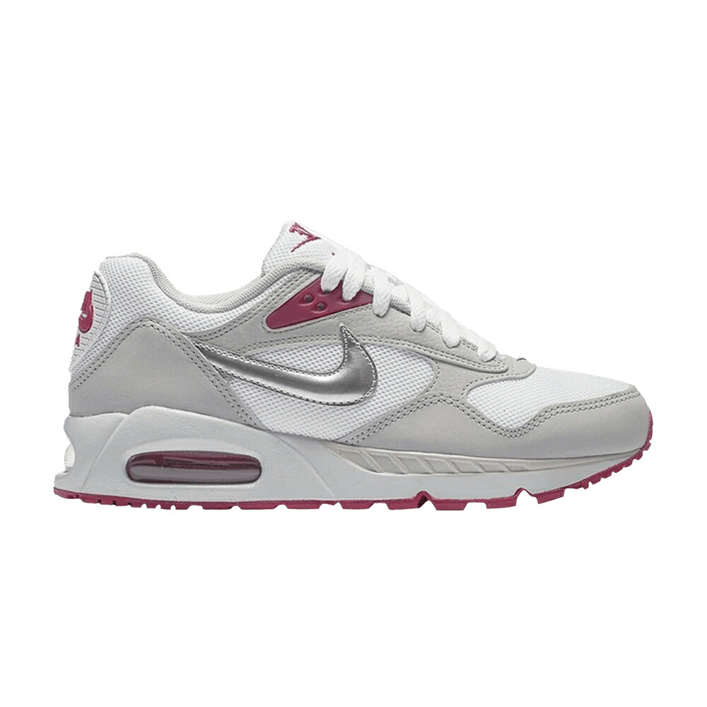 ナイキ マックス 白いこと 白いこと 薄墨色 薄墨色 エア湖マックス \u0027GREY FUCHSIA\u0027 スニーカー レディース NIKE WMNS AIR MAX CORRELATE / WHITE STRATA GREY SPORT FUCHSIA