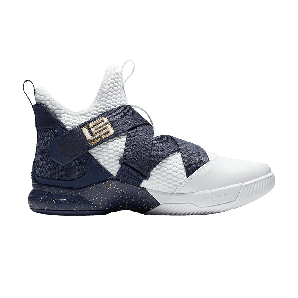 ナイキ レブロン ソルジャー 白いこと 白いこと 紺色 米国海軍 \u0027WITNESS\u0027 スニーカー メンズ NIKE LEBRON SOLDIER 12 SFG EP / WHITE MIDNIGHT NAVY