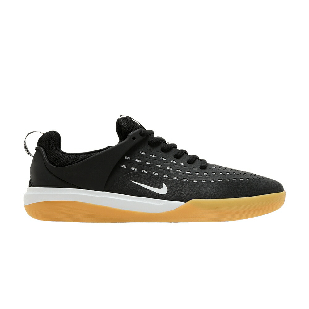 ナイキ ズーム エスビー 白色 ホワイト 黒色 ブラック BLACK GUM スニーカー メンズ NIKE ZOOM NYJAH 3 SB WHITE / BLACK BLACK WHITE WHITE