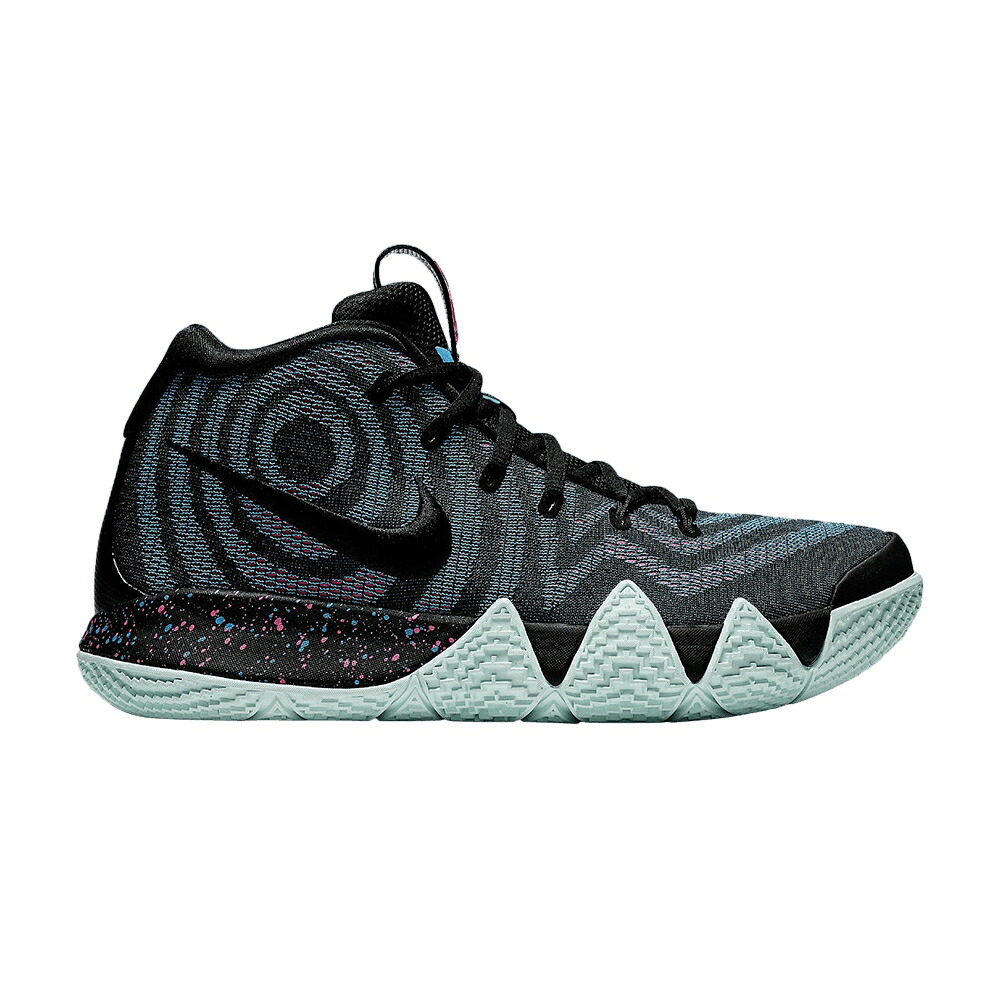 ナイキ カイリー 黒いこと 黒いこと レーザ \u002780S\u0027 スニーカー メンズ NIKE KYRIE 4 EP / BLACK BLACK LASER FUCHSIA
