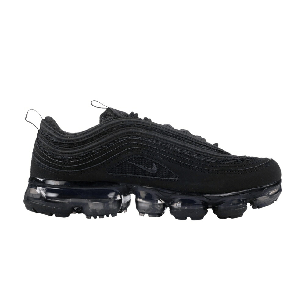 ナイキ 黒いこと 黒いこと しろがね色 しろがね色 エアヴェイパーマックス \u0027TRIPLE BLACK\u0027 お坊っちゃん キッズ NIKE AIR VAPORMAX 97 GS / BLACK METALLIC SILVER もの言う花 マタニティ スニーカー
