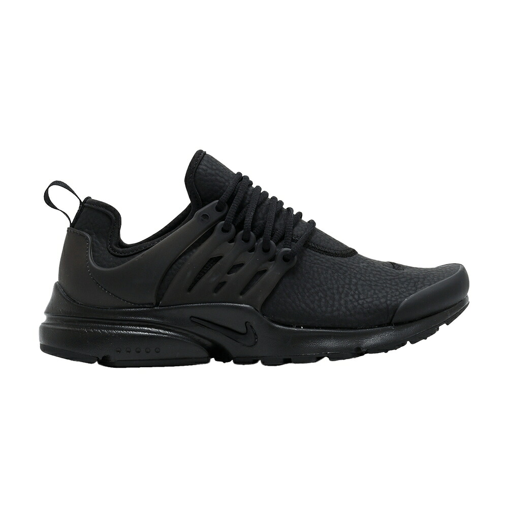ナイキ 黒色 ブラック 'TRIPLE BLACK' スニーカー レディース NIKE WMNS AIR PRESRTO PRM / BLACK BLACK BLACK|スニケス