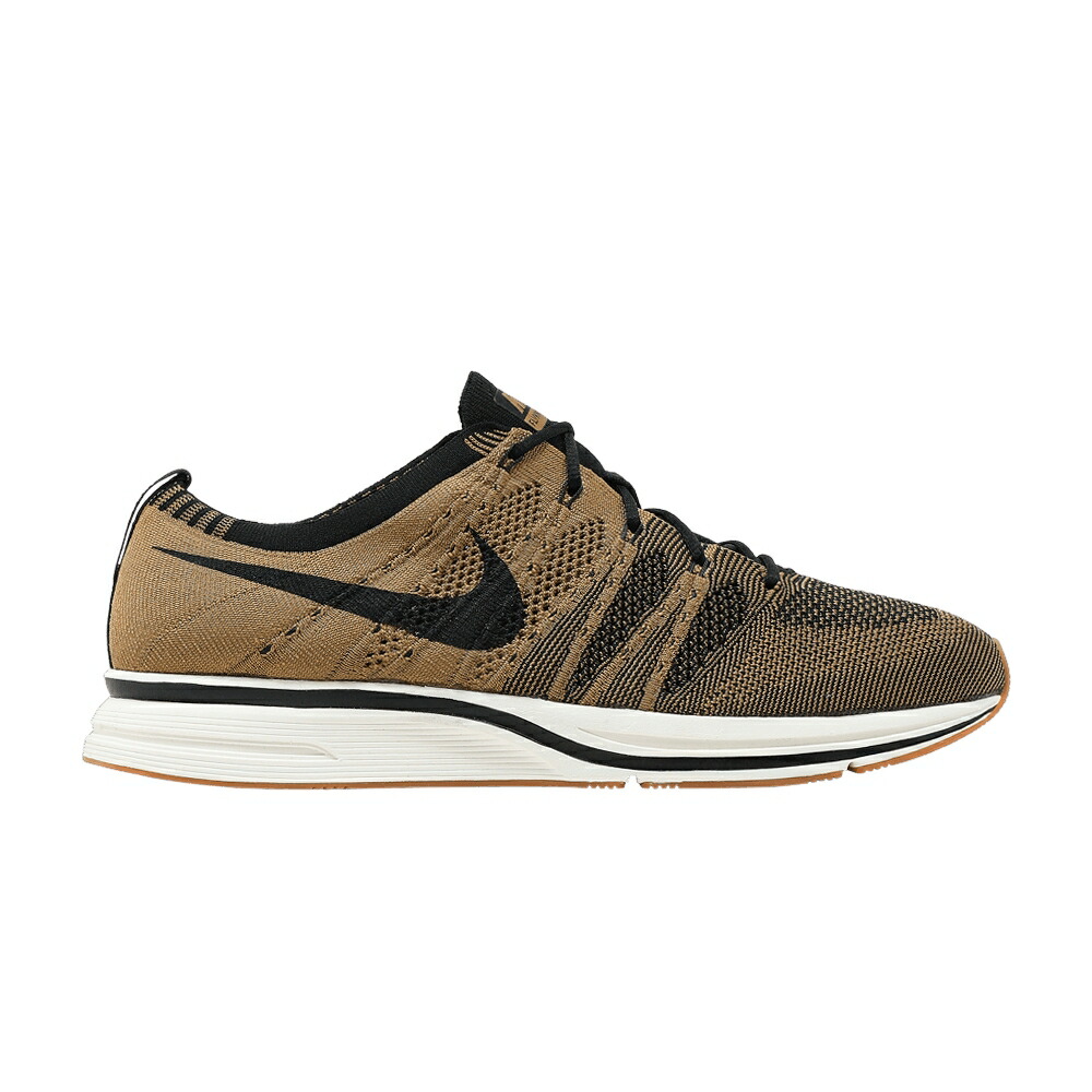 ナイキ フライニット トレーナー ベージュ 黒色 ブラック 'GOLDEN BEIGE' スニーカー メンズ NIKE FLYKNIT TRAINER / GOLDEN BEIGE BLACK GUM LIGHT