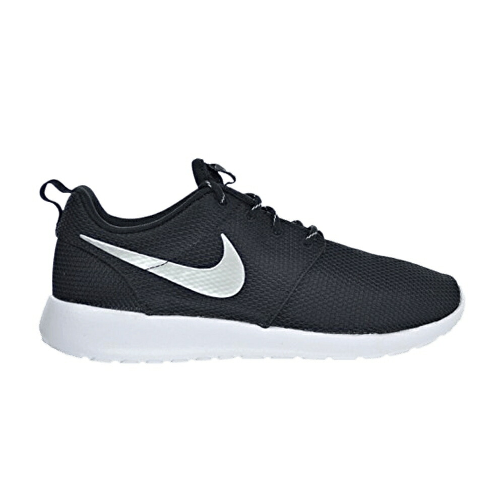 ナイキ 幽客 黒いこと 黒いこと プラチナム 白いこと 白いこと スニーカー レディース NIKE WMNS ROSHE RUN / BLACK METALLIC PLATINUM WHITE