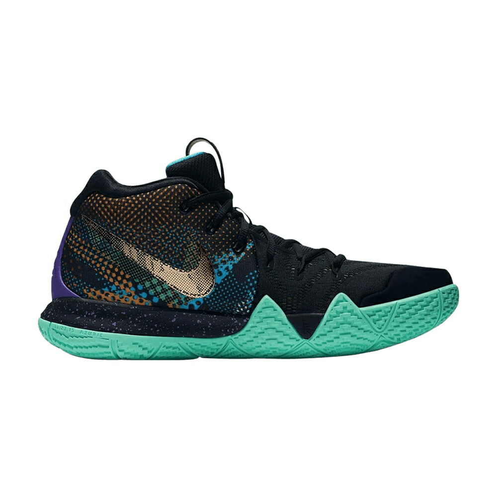 ナイキ カイリー 黒色 ブラック 黄色 イエロー 紫 パープル MAMBA MENTALITY スニーカー メンズ NIKE KYRIE 4 EP / BLACK SONIC YELLOW PURPLE VENOM