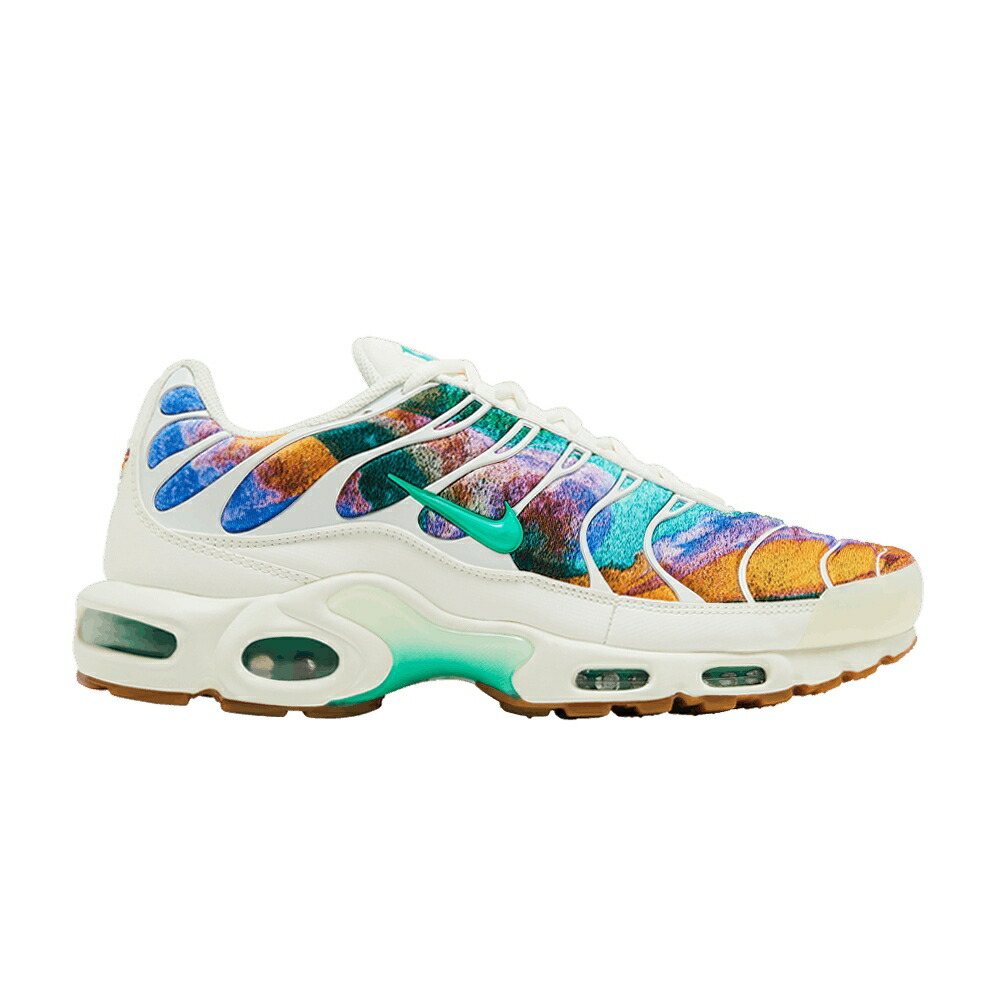 ナイキ マックス クリムゾン エアマックスプラス ALTERNATE GALAXY スニーカー メンズ NIKE AIR MAX PLUS PRINT / SAIL MENTA HYPER CRIMSON MENTA