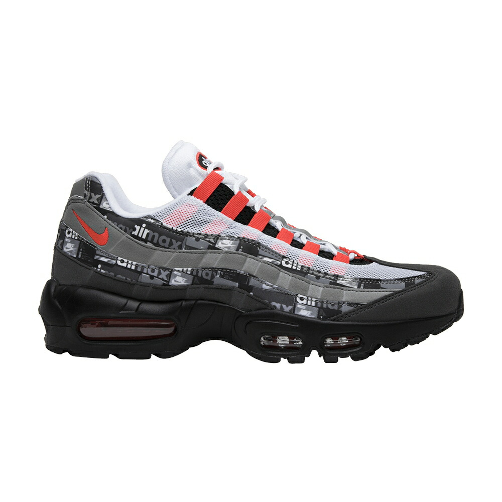ナイキ マックス 黒色 ブラック 橙 オレンジ エアマックス 'WE ' スニーカー メンズ NIKE ATMOS X AIR MAX 95 LOVE NIKE' / BLACK SAFETY ORANGE MEDIUM ASH