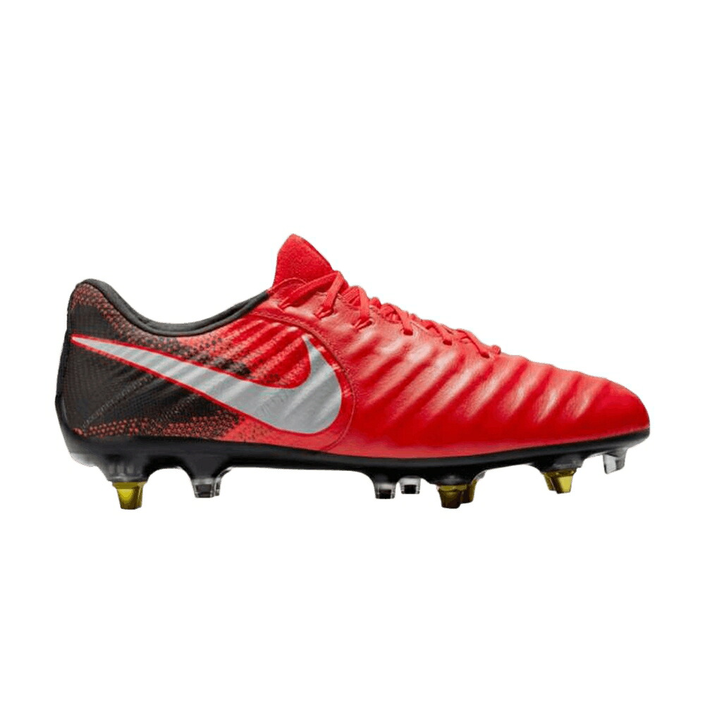 ナイキ ティエンポ 言い伝え 蹴球 赤 赤いこと 黒いこと 黒いこと スニーカー メンズ NIKE TIEMPO LEGEND 7 SG SOCCER CLEAT / UNIVERSITY RED BLACK BRIGHT