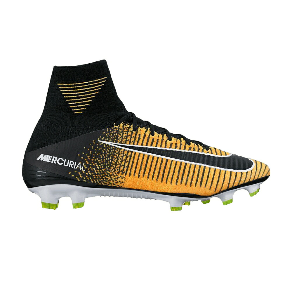 ナイキ レーザー 橙 オレンジ 黒色 ブラック 白色 ホワイト 'LASER ORANGE' スニーカー メンズ NIKE MERCURIAL SUPERFLY 5 FG / LASER ORANGE BLACK WHITE VOLT｜スニケス