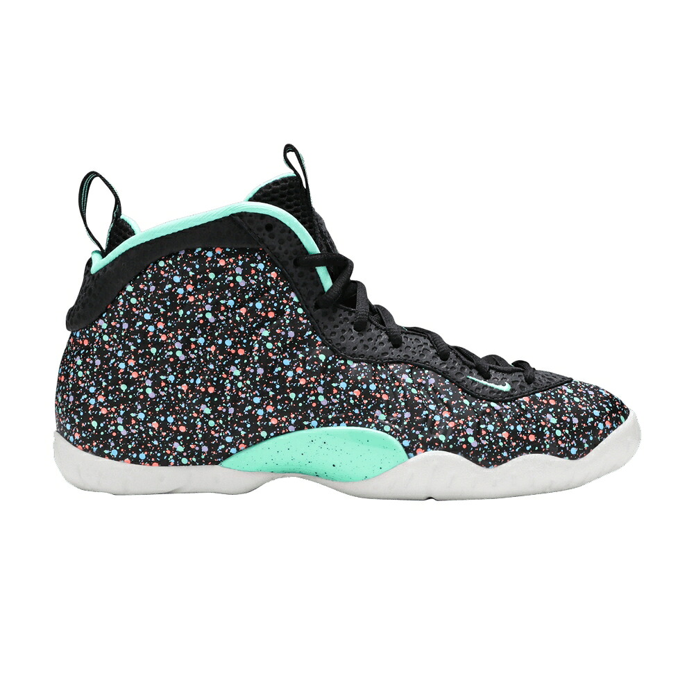 ナイキ 黒色 ブラック 緑 グリーン 青色 ブルー 'EASTER' スニーカー メンズ NIKE LITTLE POSITE ONE / BLACK GREEN GLOW BLUE LAGOON