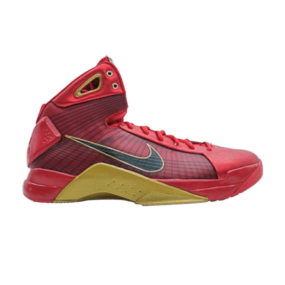 ナイキ ハイパーダンク 赤 赤いこと ゴールド \u0027YI JIANLIAN\u0027 スニーカー メンズ NIKE HYPERDUNK PE / RED GOLD